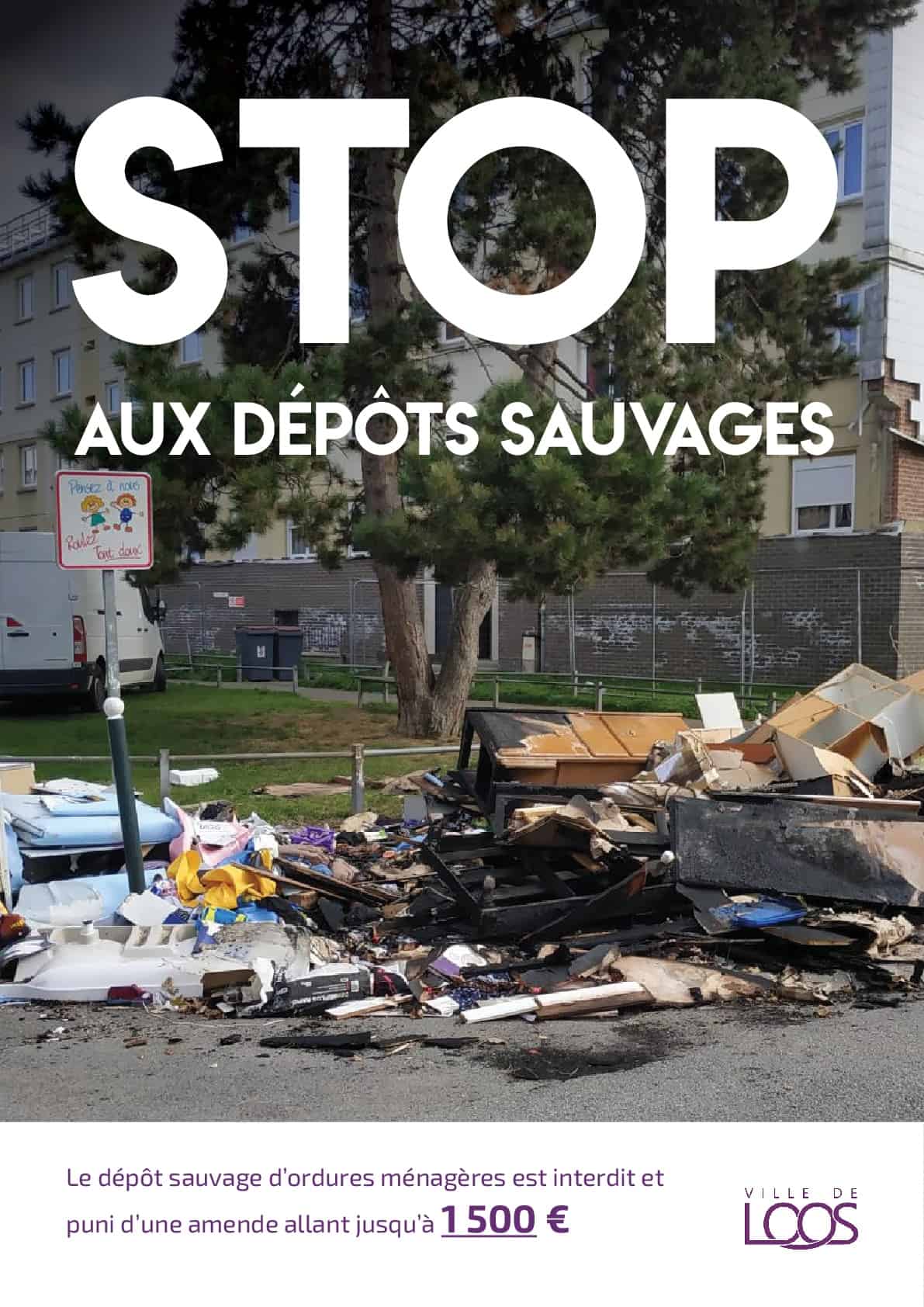 campagne contre le dépot sauvage d'ordures